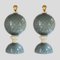 Blown Grey Murano Glass Table Lamps, Set of 2, Image 1