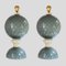 Lámparas de mesa de cristal de Murano gris soplado. Juego de 2, Imagen 1