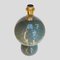 Geblasene graue Murano Glas Tischlampen, 2er Set 3