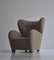 Scandinavian Boucle Easy Chair by Flemming Lassen, 1940s, Dermark, Image 5