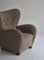 Fauteuil Boucle Scandinave par Flemming Lassen, 1940s, Dermark 15