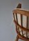 Scandinavian Windsor Chair in Patinated Ash and White Boucle, Image 9