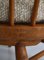 Scandinavian Windsor Chair in Patinated Ash and White Boucle, Image 14