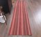 Striped Vintage Turkish Handmade Wool Rug 1