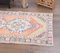 Orange Vintage Turkish Runner Rug 7