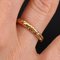 French 19th Century 18 Karat Yellow Gold Double Ring 6