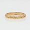 French 19th Century 18 Karat Yellow Gold Double Ring, Image 3