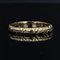 French 19th Century 18 Karat Yellow Gold Double Ring 8