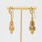 20th Century Enamel 18 Karat Yellow Gold Dangle Earrings, Set of 2, Image 7