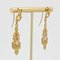 20th Century Enamel 18 Karat Yellow Gold Dangle Earrings, Set of 2 9