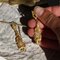 20th Century Enamel 18 Karat Yellow Gold Dangle Earrings, Set of 2 12