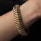 French American Curb 18 Karat Yellow Gold Bracelet, 1960s 5