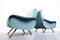 Mid-Century Modell Lady Chairs von Marco Zanuso für Arflex, 1950er, 2er Set 3