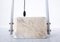 Italian Travertine, Steel and Glass Floor Lamp, 1970s, Image 7