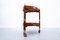 Modularer italienischer Mid-Century Beistelltisch aus Teak & Rattan, 1960er 7