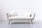 Italian White Fabric Sofa, 1950s 2