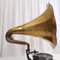 Grammofono grande antico in ottone, anni '20, Immagine 3