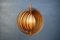 Swedish Slat Pendant Lamp in Wood 1