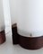 Lámparas de mesa italianas de madera de teca con pantallas curvadas de metacrilato de Gino Sarfatti, años 50. Juego de 2, Imagen 7