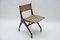 Italian Wooden Chair with Leather Cover, 1960s 4