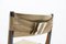Silla italiana de madera con tapicería de cuero, años 60, Imagen 17