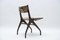 Italian Wooden Chair with Leather Cover, 1960s 6