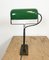 Vintage Green Enamel Bank Lamp from Astral, 1930s 10