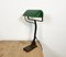 Vintage Green Enamel Bank Lamp from Astral, 1930s 1