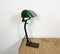Vintage Green Enamel Bank Lamp from Astral, 1930s 7