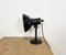 Vintage Industrial Black Enamel Table Lamp, 1950s, Image 6