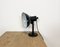 Vintage Industrial Black Enamel Table Lamp, 1950s, Image 1