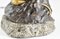 Jugendstil Bronze Aktlampe mit Schlange und Blumen von Henri Levasseur 12