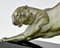 Art Deco Sculpture of a Panther by Plagnet, France, 1930 9