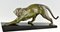 Art Deco Sculpture of a Panther by Plagnet, France, 1930 2