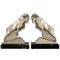 Art Deco Ibex or Ram Bookends by Max Le Verrier, France, 1930s, Set of 2, Image 1