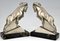 Art Deco Ibex or Ram Bookends by Max Le Verrier, France, 1930s, Set of 2, Image 2
