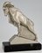 Art Deco Ibex or Ram Bookends by Max Le Verrier, France, 1930s, Set of 2, Image 7