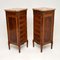 Slim Antique French Chests of Drawers with Marble Tops, Set of 2 8