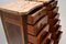 Schmale Antike Französische Kommode mit Marmorplatten, 2er Set 11