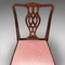 Antike viktorianische englische Chippendale Revival Stühle aus Mahagoni, 8er Set 9