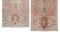 Small Turkish Oushak Miniature Rugs, Set of 2, Image 5