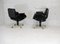 Swivel Armchairs in Leatherette & Steel, Italy, 1960s, Set of 2 14