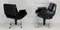 Butacas giratorias de cuero sintético y acero, años 60. Juego de 2, Imagen 26