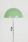 Pretty Green Floor Lamp with Wooden Sphere Decoration, 1970s, Image 2