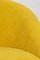 Silla era espacial con tapicería amarilla, años 70, Imagen 6