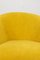 Silla era espacial con tapicería amarilla, años 70, Imagen 7