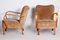 Art Deco Beech Armchairs, 1930s, Set of 2 10