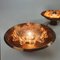 Copper Colored Wall or Ceiling Lamp with Orange Glass, 1970s 7