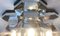 Lámpara de techo o pared alemana era espacial vintage de cromo y vidrio de Motoko Ishii para Staff, Imagen 13