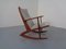 Rocking Chair en Teck par Holger Georg Jensen pour Tønder Møbelværk, Danemark, 1950s 3